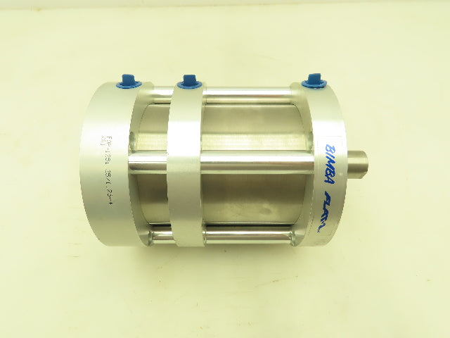 Bimba FOP-1251.25/1.25-4 Flat-1 Pneumatic Cylinder 4" Bore 2.5" Stroke 1" Shaft