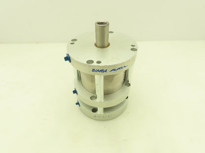Bimba FOP-1251.25/1.25-4 Flat-1 Pneumatic Cylinder 4" Bore 2.5" Stroke 1" Shaft