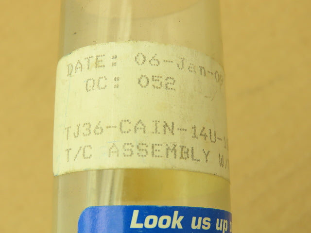 Omega TJ36-CAIN-14U-18-CC-XCIB-OSTWM Thermocouple Probe 18" Sheath Wire