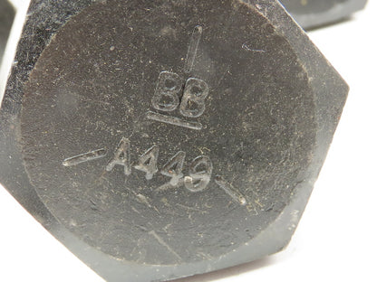 B&B A449 Alloy Steel Heavy Hex Head Coarse Thread Bolt 1-3/4-5 x 2-7/8" Lot of 5