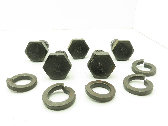 B&B A449 Alloy Steel Heavy Hex Head Coarse Thread Bolt 1-3/4-5 x 2-7/8" Lot of 5