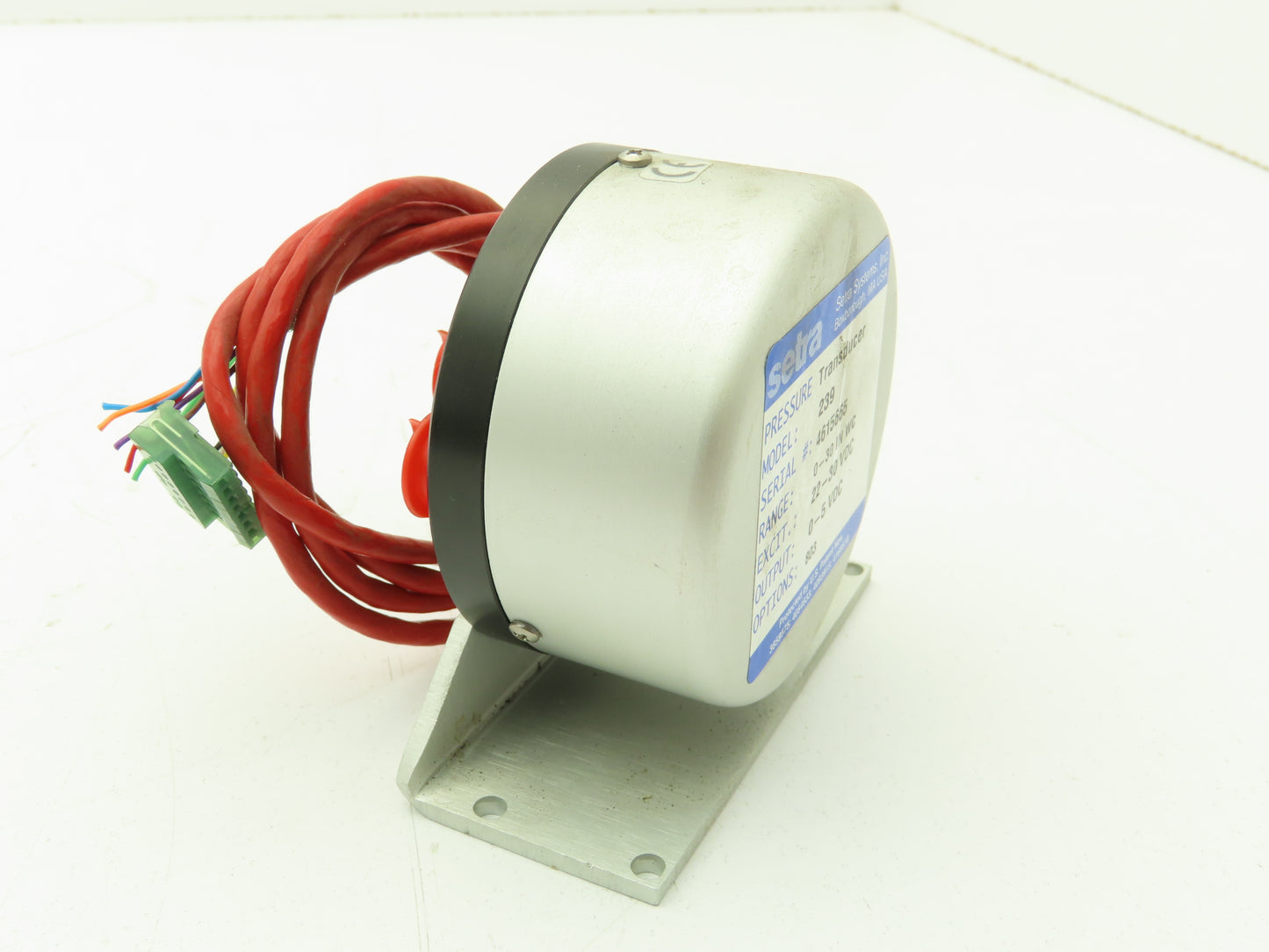 Setra 239 Pressure Transducer Sensor 0-30" WC 22-30 VDC