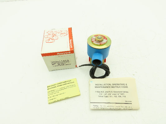 Honeywell 702X11D1A 1/4" NPT 2-Way Skinner Solenoid Valve 120v N.C. 115Psi.