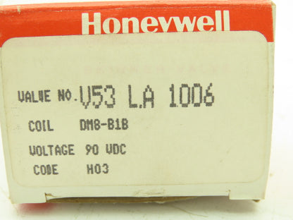 Honeywell V53LA1006 1/8" NPT 3-Way Skinner Solenoid Valve 90VDC N.0. 5 Psi.