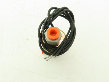 Honeywell V53LA1006 1/8" NPT 3-Way Skinner Solenoid Valve 90VDC N.0. 5 Psi.