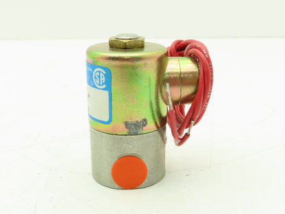 Honeywell V52DE2022 1/4" NPT 2-Way Skinner Solenoid Valve 120 N.C. 20 Psi.