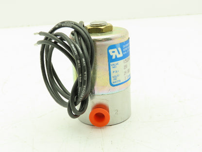 Honeywell V52DA1250 1/8" NPT 2-Way Skinner Solenoid Valve 24VDC N.C. 250 Psi.