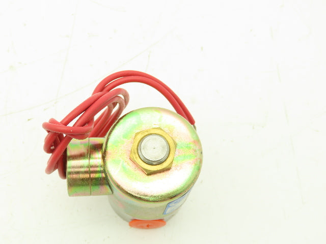 Honeywell V52DE2077 1/4" 2-Way Skinner Solenoid Valve 120V N.C. 75 Psi.