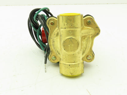 Honeywell 4LB26LB4041 1/2" NPT 2-Way Skinner Solenoid Valve 24VDC N.C. 0-40 Psi.