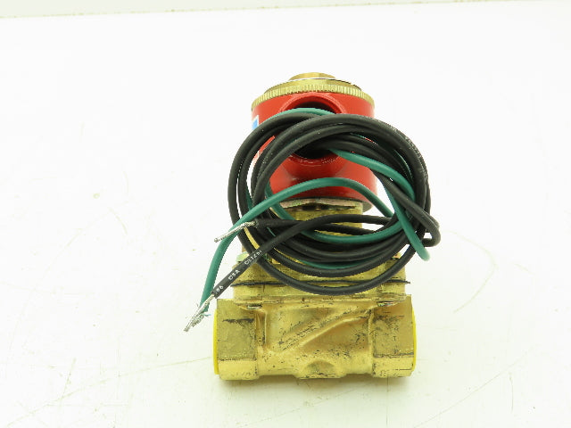 Honeywell 4LB26LB4041 1/2" NPT 2-Way Skinner Solenoid Valve 24VDC N.C. 0-40 Psi.