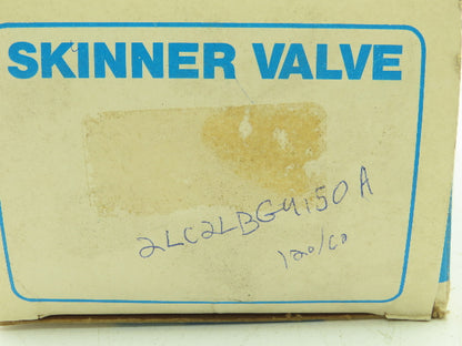Honeywell Skinner 2LC2LBG4150 Brass Solenoid Valve 1/2"NPT 2-Way 120V NC 150 PSI