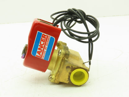 Honeywell Skinner 2LC2LBG4150 Brass Solenoid Valve 1/2"NPT 2-Way 120V NC 150 PSI
