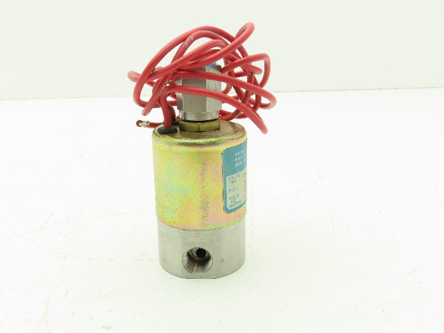 Honeywell V56DA2100 1/4" 3-Way Skinner Solenoid Valve 120VAC N.O. 100 Psi.