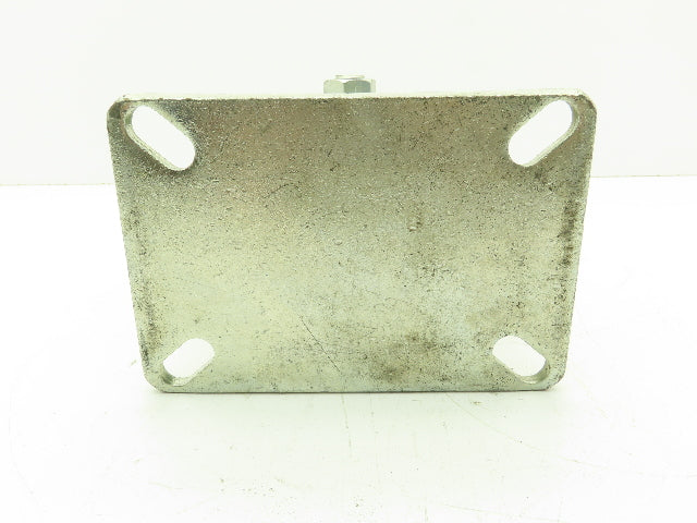 Albion 90PY06501R 90 Series 6"x3"Caster Wheel GREEN Poly Ridgid Plate 2000 Lb