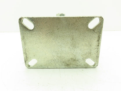 Albion 90PY06501R 90 Series 6"x3"Caster Wheel GREEN Poly Ridgid Plate 2000 Lb