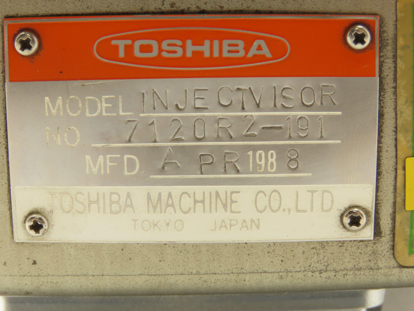 Toshiba 7120R2-191 Injectvisor Gauge Ma Control Current