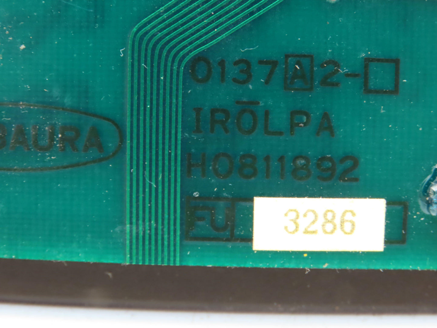 Shibaura FPA134T-1 Toshiba Injection Molding Machine Control Panel