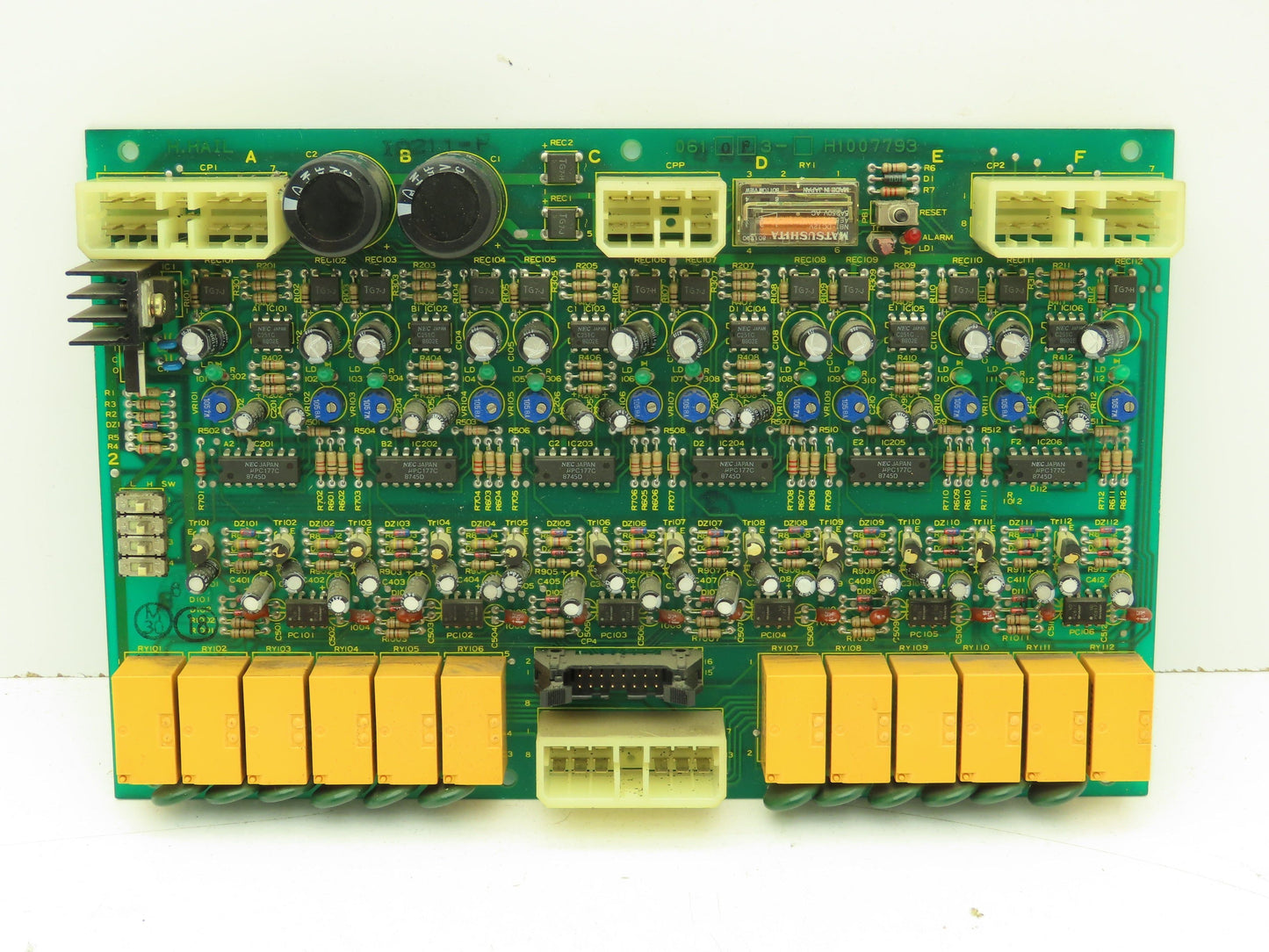 Toshiba H1007793 Injection Molding Machine Relay Control Panel