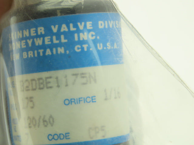 Honeywell Skinner B2DBE1175N Solenoid Valve 2-Way NC 120V 175PSI 1/8NPT Lot of 5