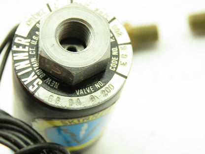 Honeywell Skinner B5DA9200 Solenoid Valve 3-Way 120V Coil 200 PSI 1/16" NPT