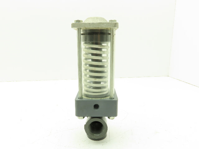 Plast-O-Matic DS075V-NO Pneumatic Controlled Valve 3/4" NPT Sch 80 PVC NO