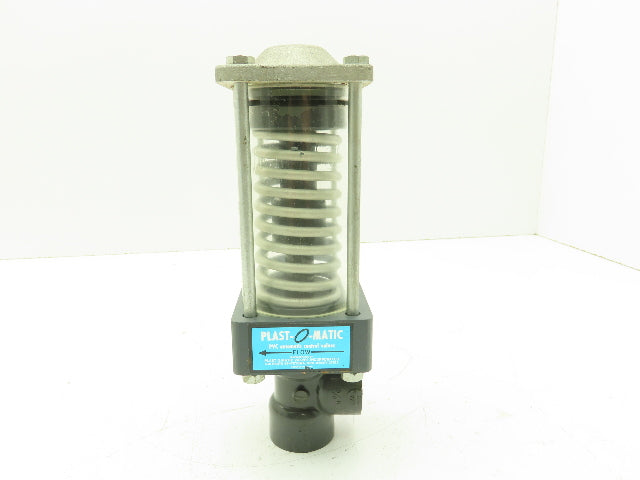 Plast-O-Matic DS075V-NO Pneumatic Controlled Valve 3/4" NPT Sch 80 PVC NO