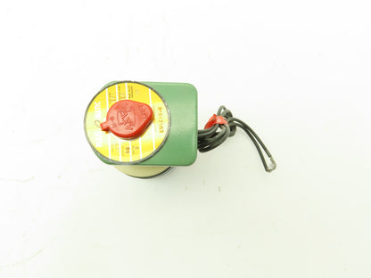 Plast-o-matic EUC2V8G6 Solenoid Valve PVC 1/4" NPT 120V Coil