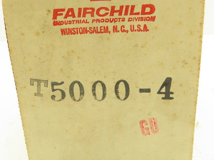 Fairchild T-5000-4 Electric To Pneumatic Air Transducer 4-20 MA DC 3-15 PSIG