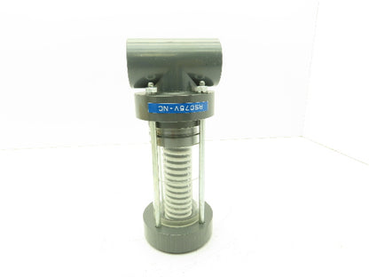 Plast-o-matic RS075V-NC 3/4" Shutoff Valve Spring Return NC Pneumatic Powered