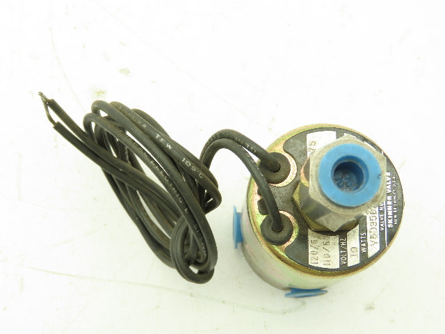 Honeywell Skinner V5D35600 Solenoid Valve 3-Way 4 Port NC 120VAC 75 PSI 1/8" NPT