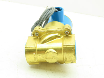 Honeywell Skinner 708X72D1B Solenoid Valve 2-Way NO 120V 5-125 PSI 3/4" NPT