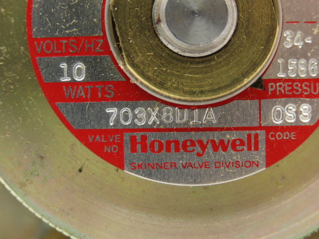 Honeywell Skinner 703X8D1A Solenoid Valve 2-Way NC 24VAC 60 Hz 230 PSI 3/4" NPT