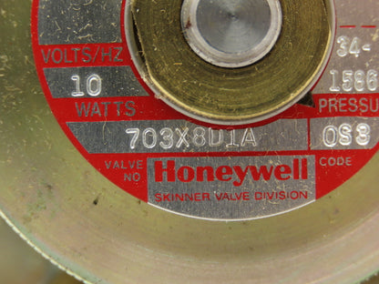 Honeywell Skinner 703X8D1A Solenoid Valve 2-Way NC 24VAC 60 Hz 230 PSI 3/4" NPT