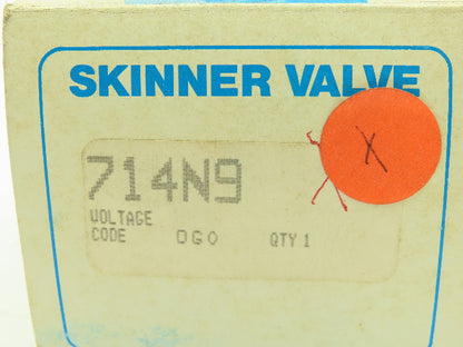 Honeywell Skinner 714N9 Solenoid Valve 3-Way NC 1/8" NPT Stainless Steel