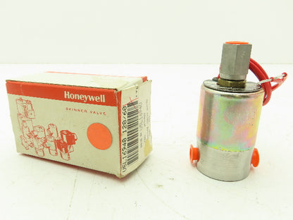 Honeywell Skinner V5L16940 Solenoid Valve 3-Way NC 120V 20 PSI 1/8" NPT
