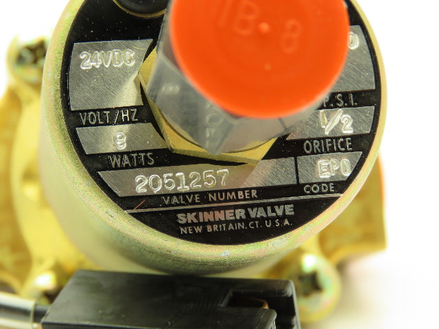 Honeywell Skinner L1RX23 Brass Solenoid Valve 3-Way NC 24VDC 150 PSI 3/8" NPT