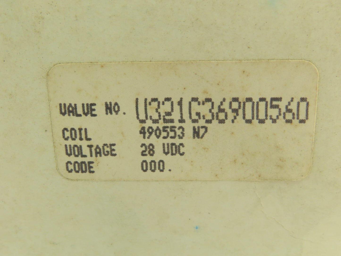 Skinner U321G3690 Intrinsically Safe IS Solenoid Valve 2-Way NC 28VDC 3/4" NPT
