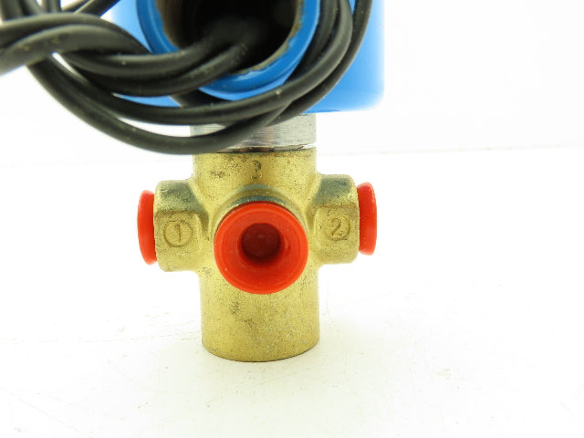 Honeywell Skinner 714X3D1A Solenoid Valve 3-Way NC 120V 30 PSI 1/4" NPT