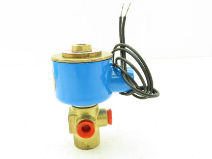 Honeywell Skinner 714X3D1A Solenoid Valve 3-Way NC 120V 30 PSI 1/4" NPT