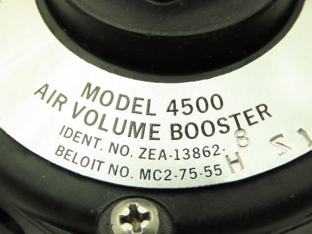Fairchild 4526 Pneumatic Air Volume Booster Regulator 1:2 Ratio 150 PSI 3/4" NPT