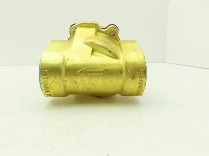 Skinner 4LA26LB8101 Brass Solenoid Valve 2-Way NC 24VDC 100 PSI 1-1/2" NPT