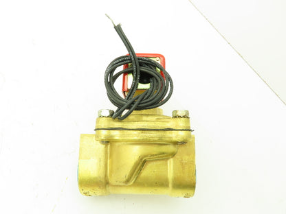 Skinner 2LH2LBG6127 Brass Solenoid Valve 2-Way NC 220/240V 125 PSI 1" NPT