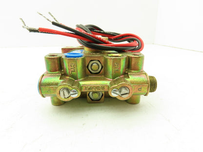 Honeywell Skinner V935LEP2050 Solenoid Valve 4-Way NC/NO 120V 50 PSI 1/4" NPT