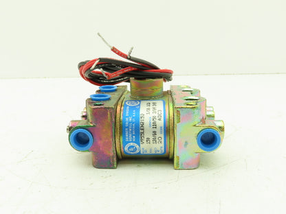 Honeywell Skinner V955LEH2150 Solenoid Valve 4-Way NO/NO 150V 20 PSI 1/4" NPT