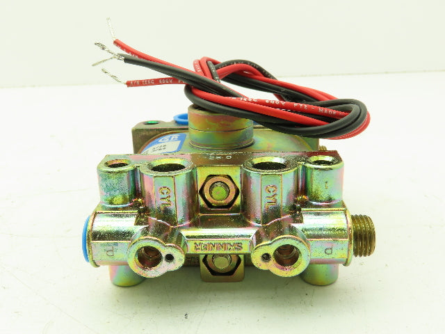 Honeywell Skinner V955LEH2150 Solenoid Valve 4-Way NO/NO 150V 20 PSI 1/4" NPT