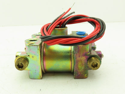 Honeywell Skinner V955LEH2150 Solenoid Valve 4-Way NO/NO 150V 20 PSI 1/4" NPT