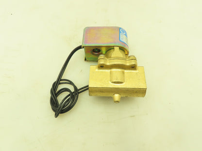 Honeywell Skinner L2LBG3300 Brass Solenoid Valve 2-Way NC 120V 300 PSI 3/8" NPT