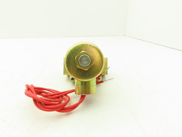 Honeywell Skinner L2LR4150 Brass Solenoid Valve 2-Way NC 120V 150 PSI 1/2" NPT