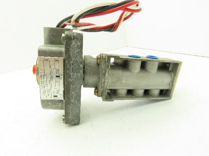 Honeywell Skinner XH935RBMX17 Solenoid Valve 4-Way NC/NO 12VDC 150 PSI 1/4" NPT