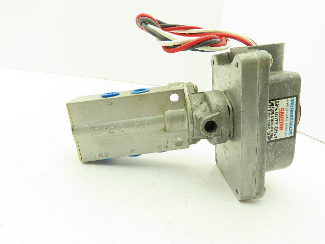Honeywell Skinner XH935RBMX17 Solenoid Valve 4-Way NC/NO 12VDC 150 PSI 1/4" NPT